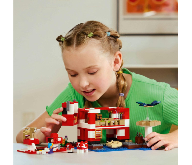 LEGO Minecraft 21270 Dom grzybowej krowy - 1283662 - zdjęcie 10